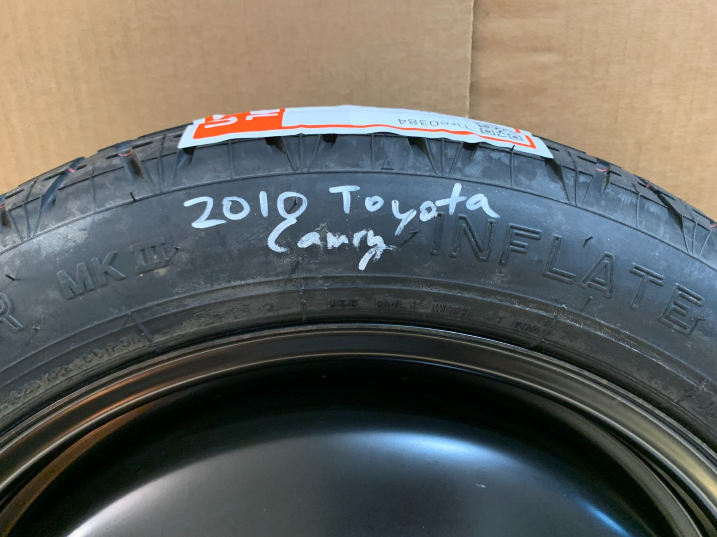 2007-2017 Toyota Camry 17" Spare Tire Compact Donut Wheel OEM T155/70D17 OEM