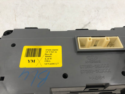 2011 Hyundai Sonata AC Heater Climate Control Unit OEM D04B08003