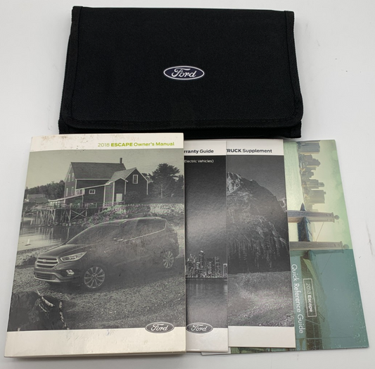 2018 Ford Escape Owners Manual Set with Case OEM C03B66010