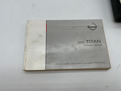 2007 Nissan Titan Owners Manual Set with Case OEM D03B14017
