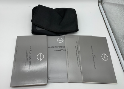 2024 Nissan Altima Sedan Owners Manual Set with Case OEM A01B51006