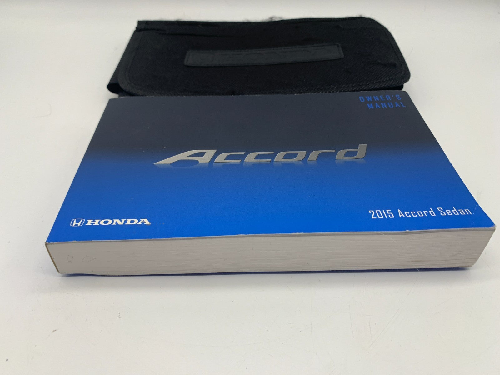 2015 Honda Accord Sedan Owners Manual Set with Case OEM A01B24024