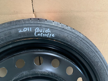 2010-2016 Buick Lacrosse 17" Spare Tire Compact Donut T125 70R17 OEM
