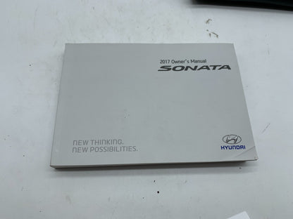 2017 Hyundai Sonata Owners Manual Set with Case OEM D02B09036