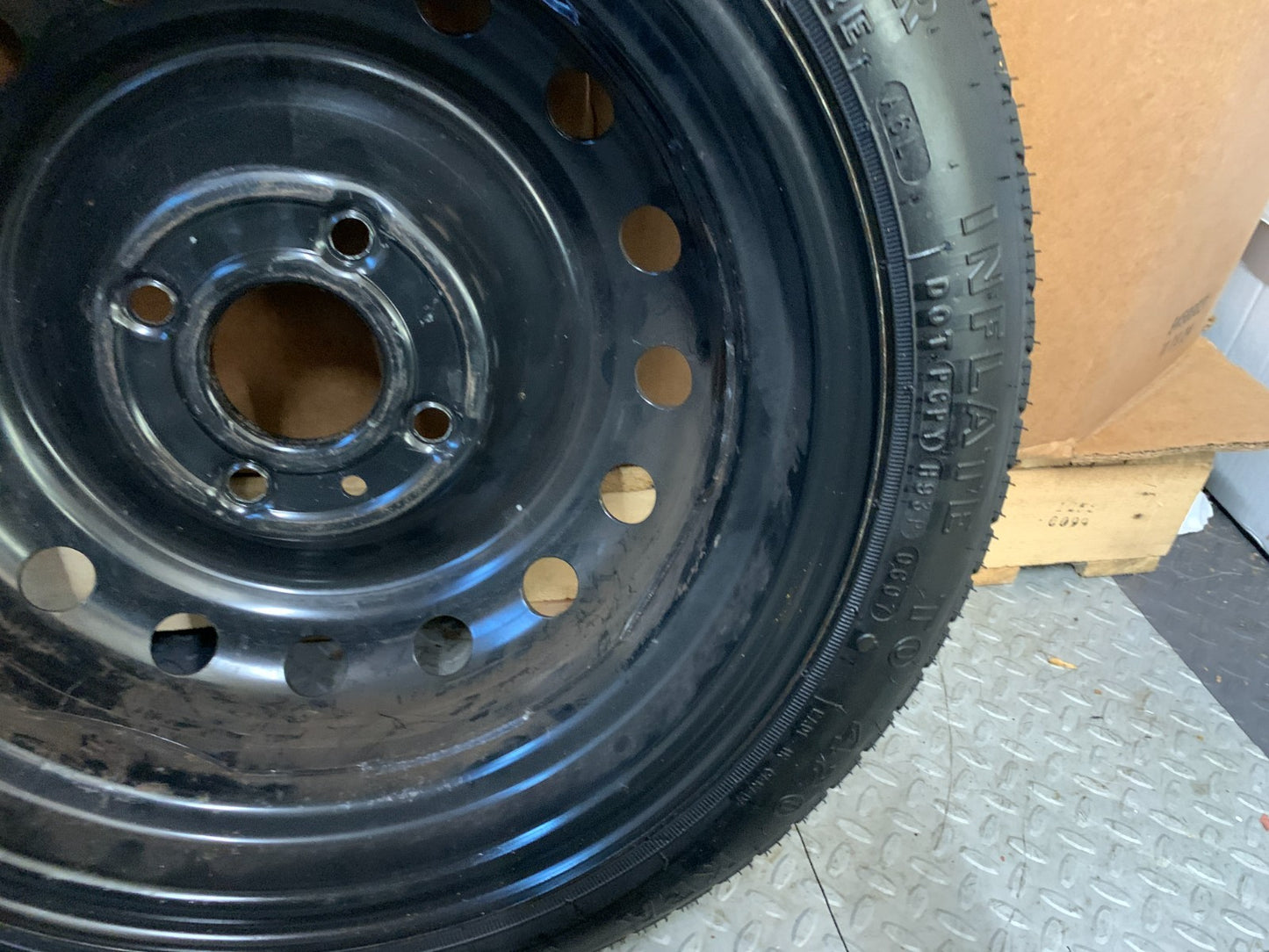 2007-2012 Nissan Versa 15" Spare Tire Wheel Compact Donut T125/70D15