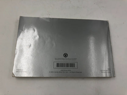 2005 Acura MDX Owners Manual Set with Case OEM C04B50020