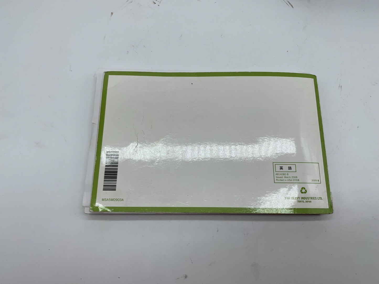 2009 Subaru Forester Owners Manual Set with Case OEM D03B28009