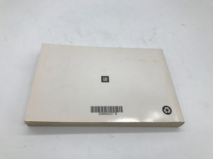 2011 Chevrolet Cruze Owners Manual OEM C02B45033