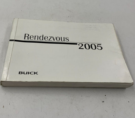 2005 Buick Rendezvous Owners Manual OEM