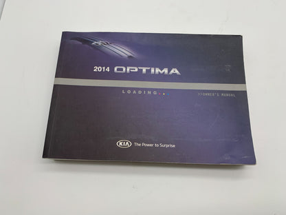 2014 Kia Optima Sedan Owners Manual Set with Case OEM B04B35012
