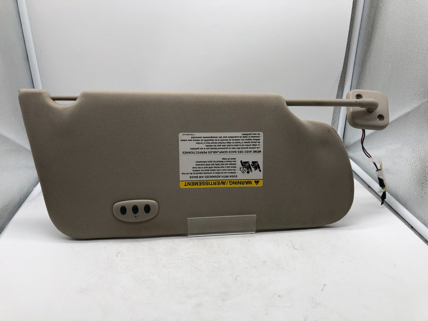 2009 Ford Flex Driver Sun Visor Gray Illuminated OEM C02B44002