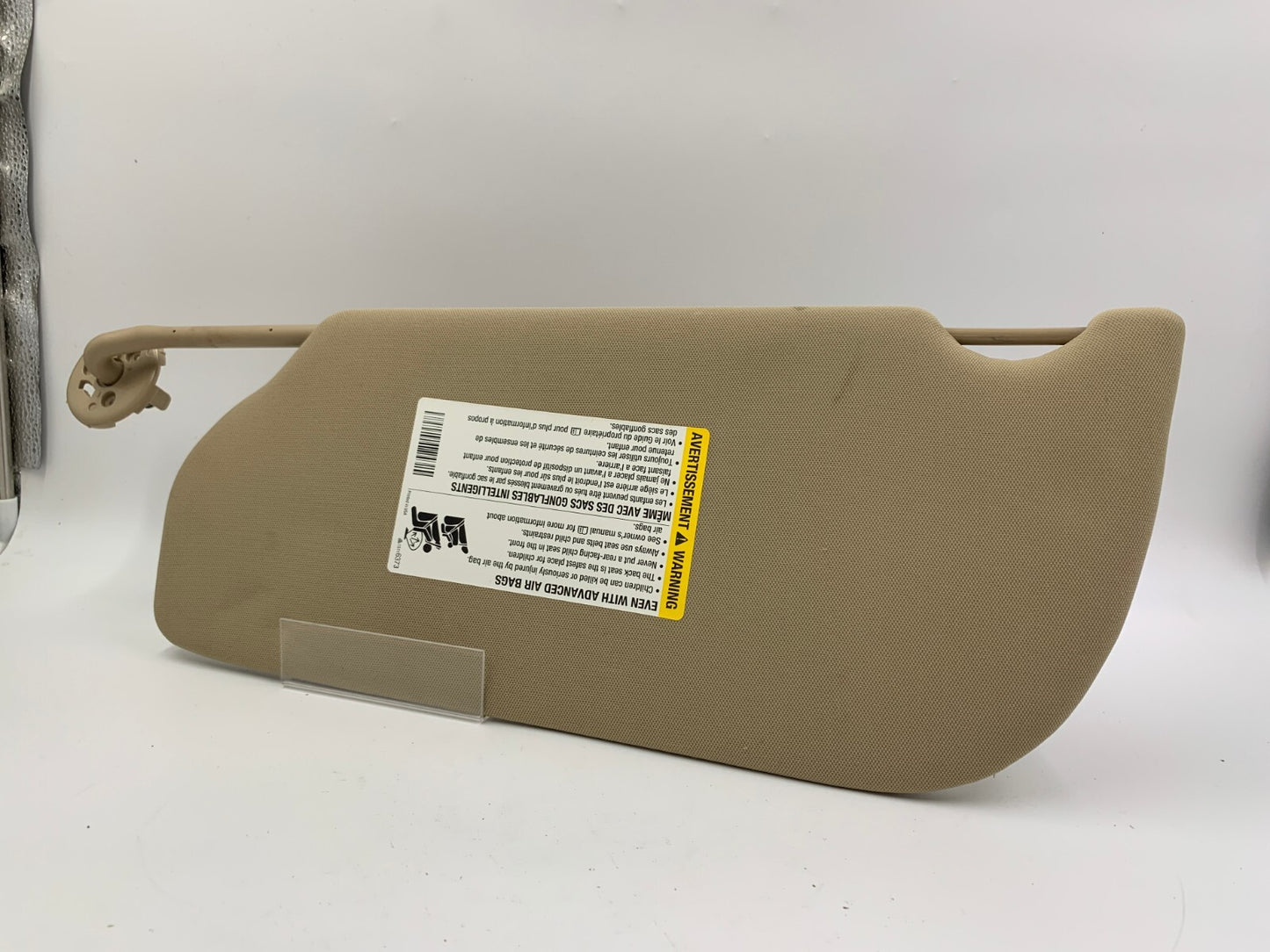 2005-2009 Chevrolet Uplander Passenger Sun Visor Beige OEM B01B04041