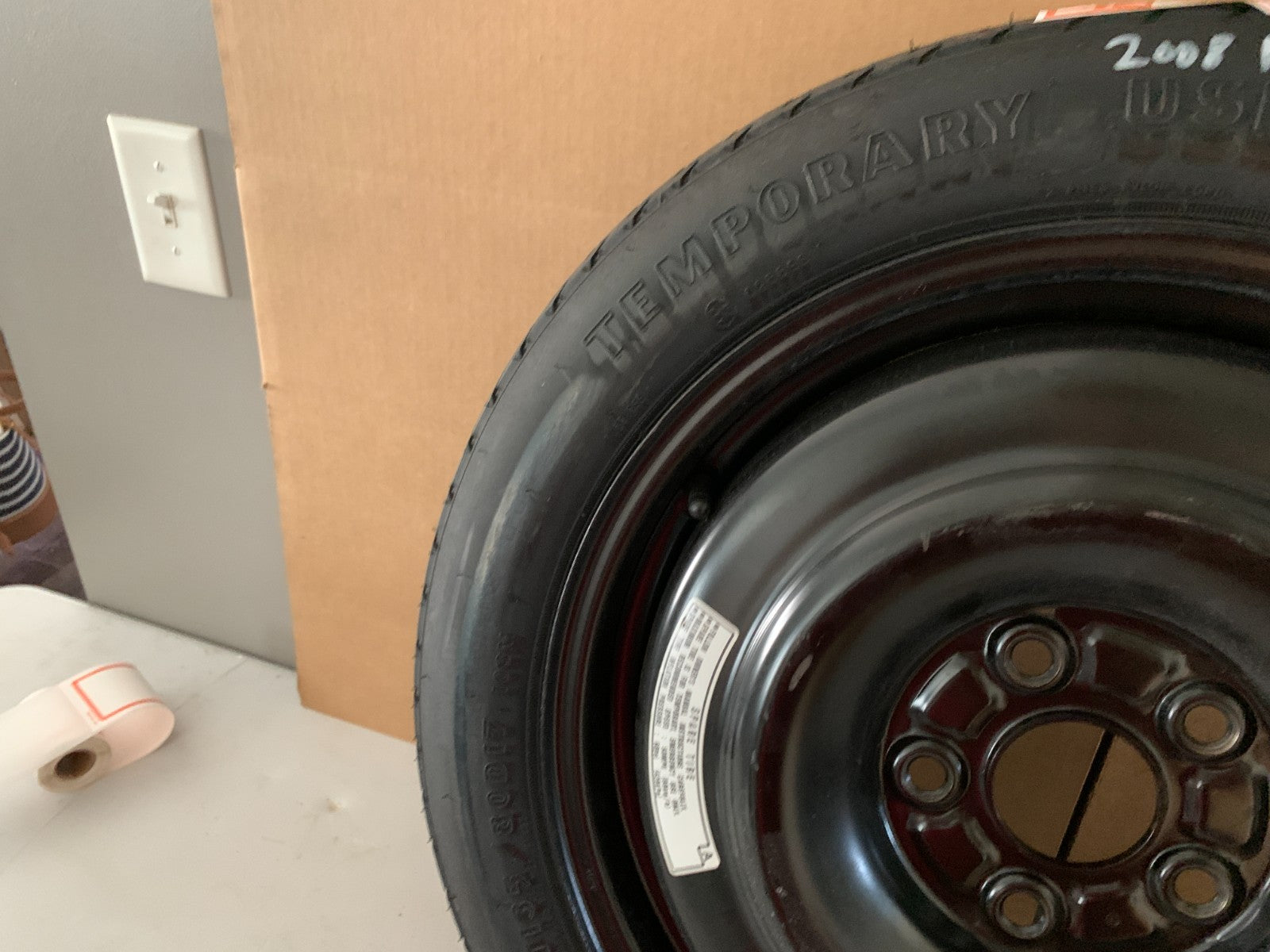 2005-2010 Honda Odyssey 17" Spare Tire Compact Donut T135/80D17 OEM Wheel