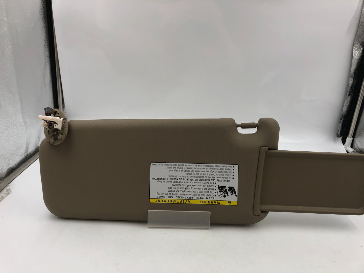 2010-2014 Toyota Rav4 Passenger Sun Visor Brown Illuminated OEM A01B53042