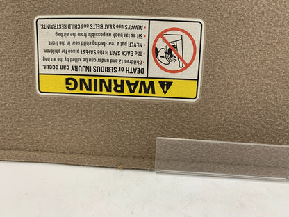 2001-2002 Ford Escape Passenger Sun Visor Brown OEM A01B10025