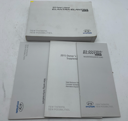 2015 Hyundai Elantra Owners Manual Set OEM A04B63016