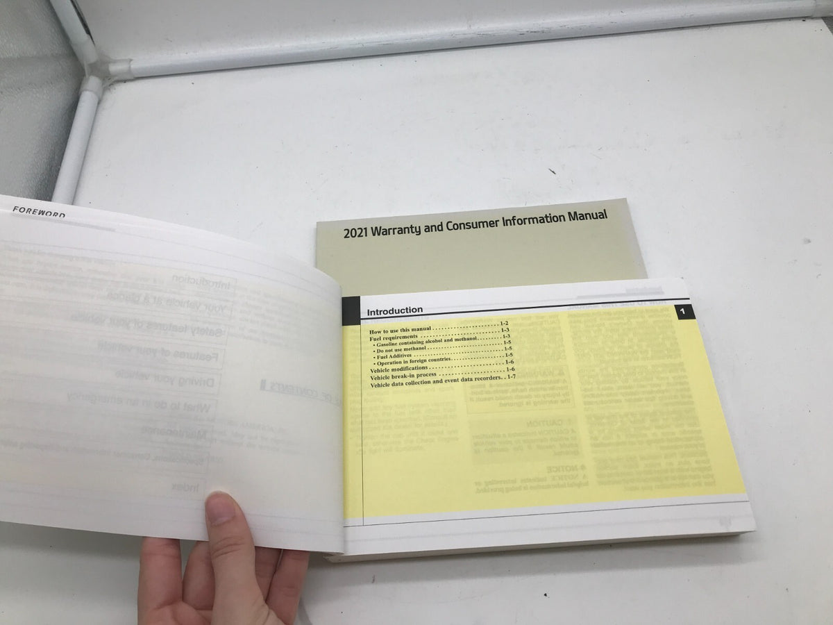 2021 Kia Forte Owners Manual Set OEM R01B27018