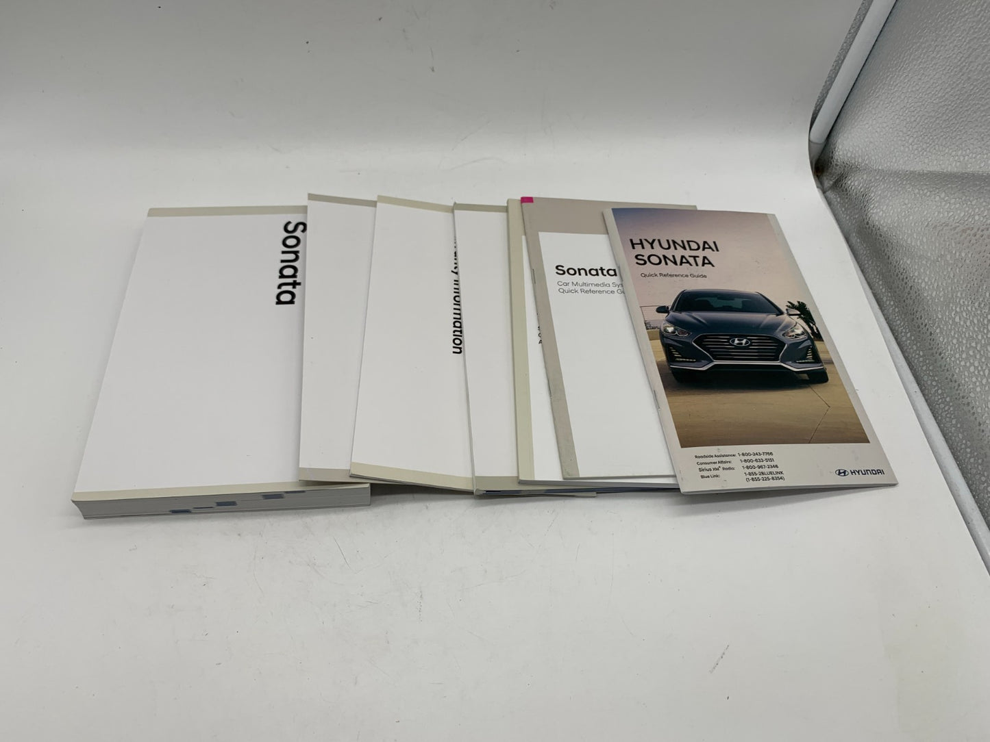 2018 Hyundai Sonata Owners Manual Set with Case OEM A04B42009