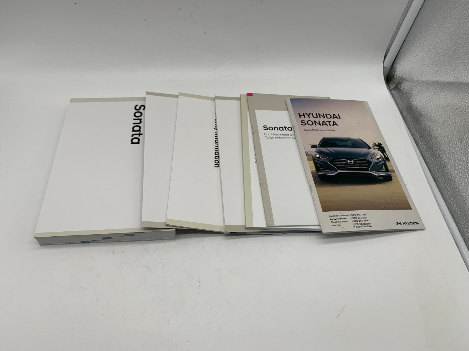 2018 Hyundai Sonata Owners Manual Set with Case OEM A04B42009