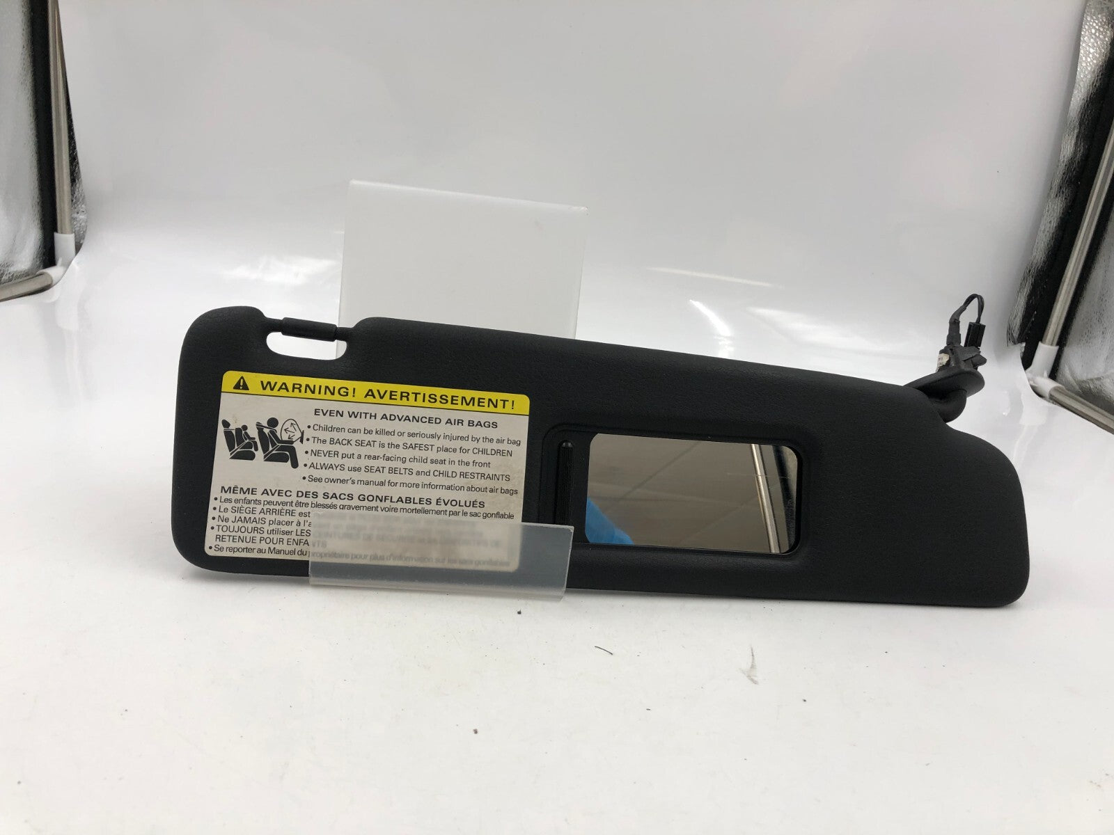 2003-2009 Audi A4 Convertible Passenger Sun Visor Black OEM C03B39025