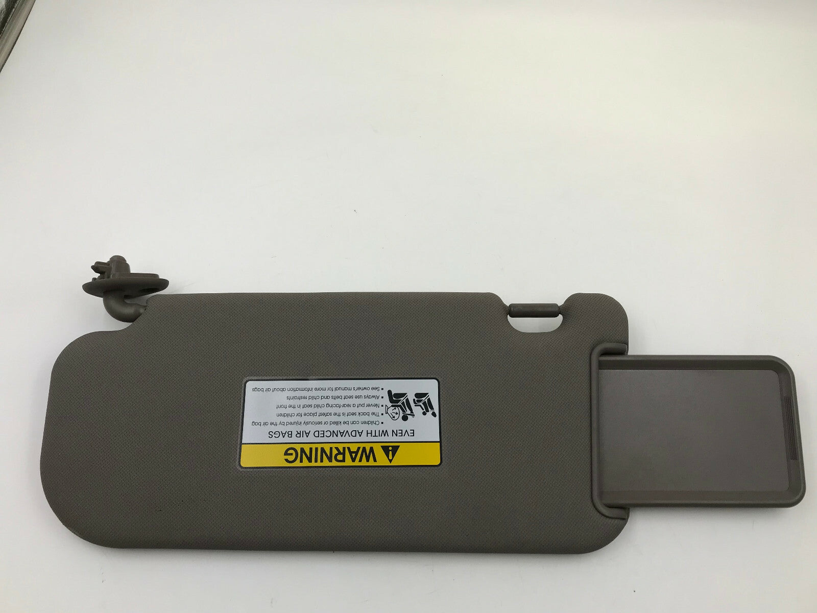 2010-2015 Hyundai Tucson Passenger Sun Visor Gray Illuminated OEM E01B51003