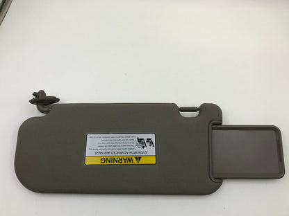 2010-2015 Hyundai Tucson Passenger Sun Visor Gray Illuminated OEM E01B51003