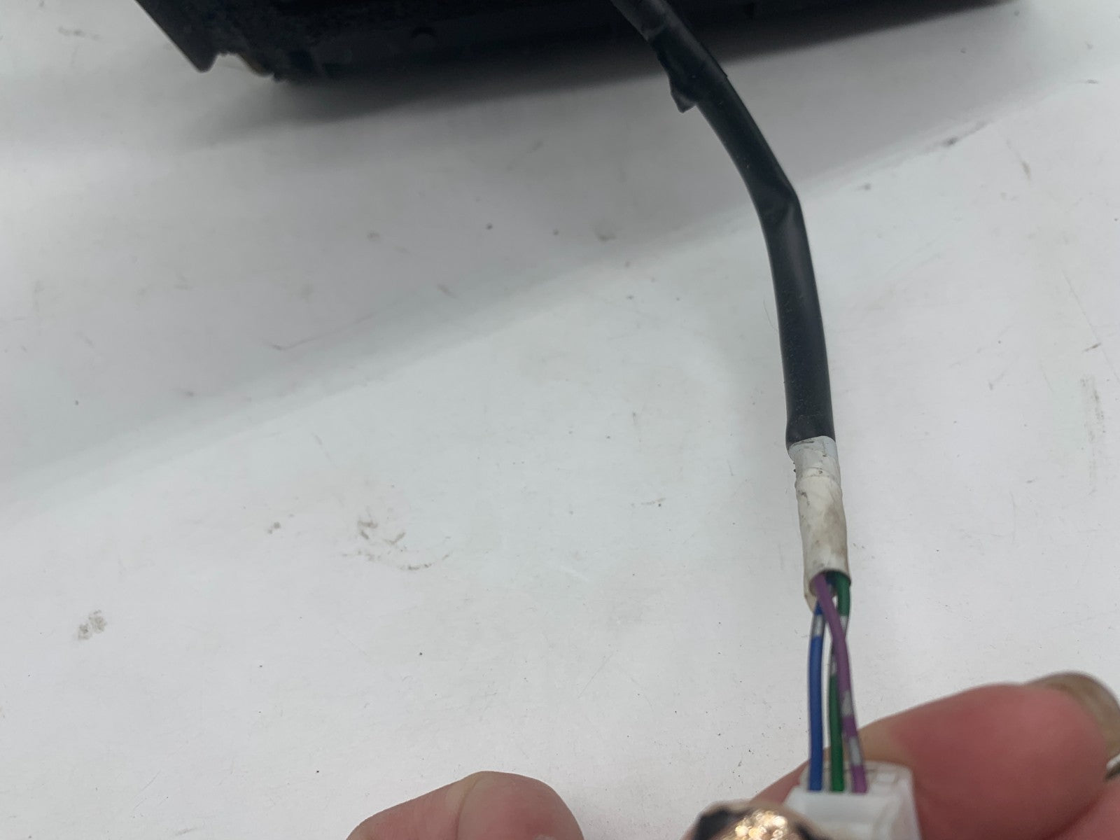 2008-2015 Nissan Rogue Driver Side View Power Door Mirror Black OEM D02B26014