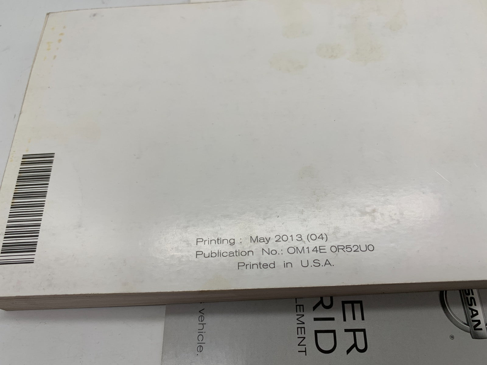 2014 Nissan Pathfinder Owners Manual Set with Case OEM