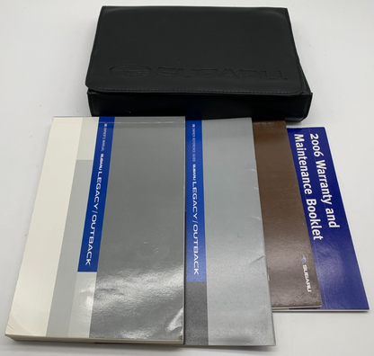 2006 Subaru Legacy Outback Owners Manual Set with Case OEM A04B08019