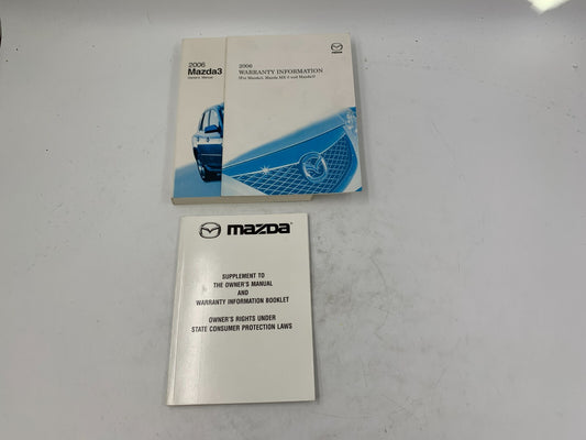 2006 Mazda 3 Owners Manual Set OEM C04B55005