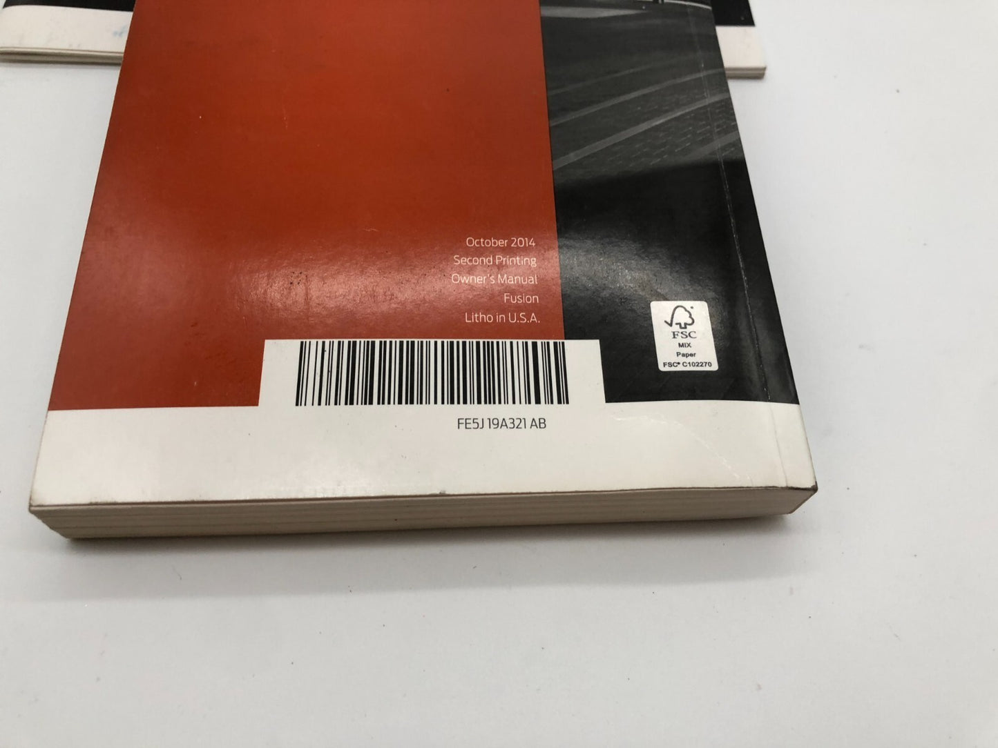 2015 Ford Fusion Owners Manual Set with Case OEM A02B50001