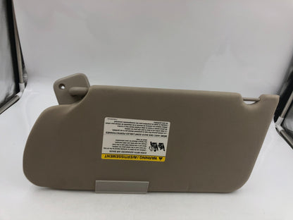 2009-2012 Ford Flex Passenger Sun Visor Shade Tan Illuminated OEM G04B50052