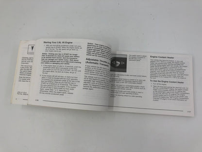 2006 Pontiac G6 Owners Manual OEM E02B39069