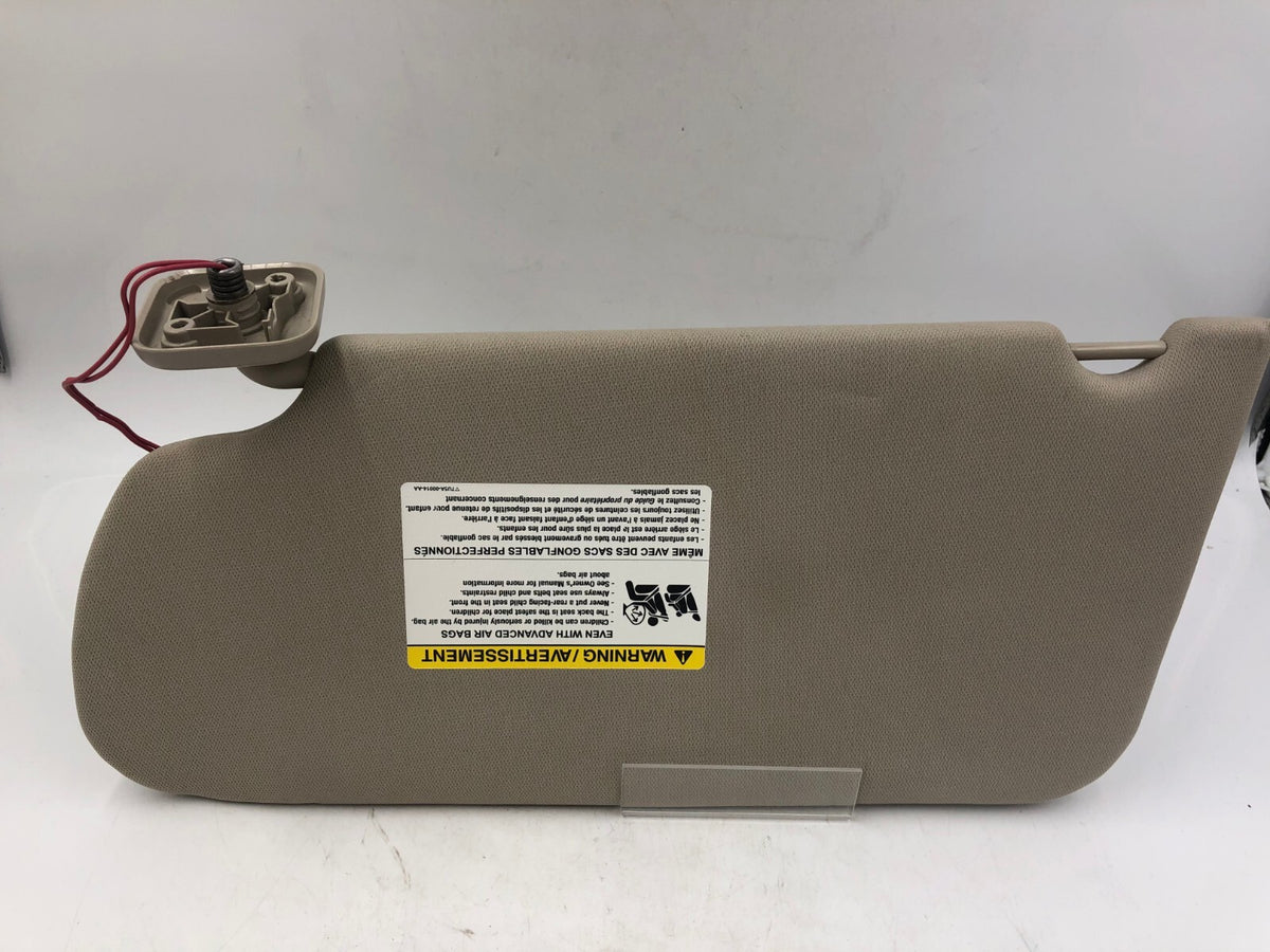 2009-2012 Ford Flex Passenger Sun Visor Gray Illuminated OEM A03B50069