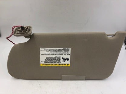 2009-2012 Ford Flex Passenger Sun Visor Gray Illuminated OEM A03B50069