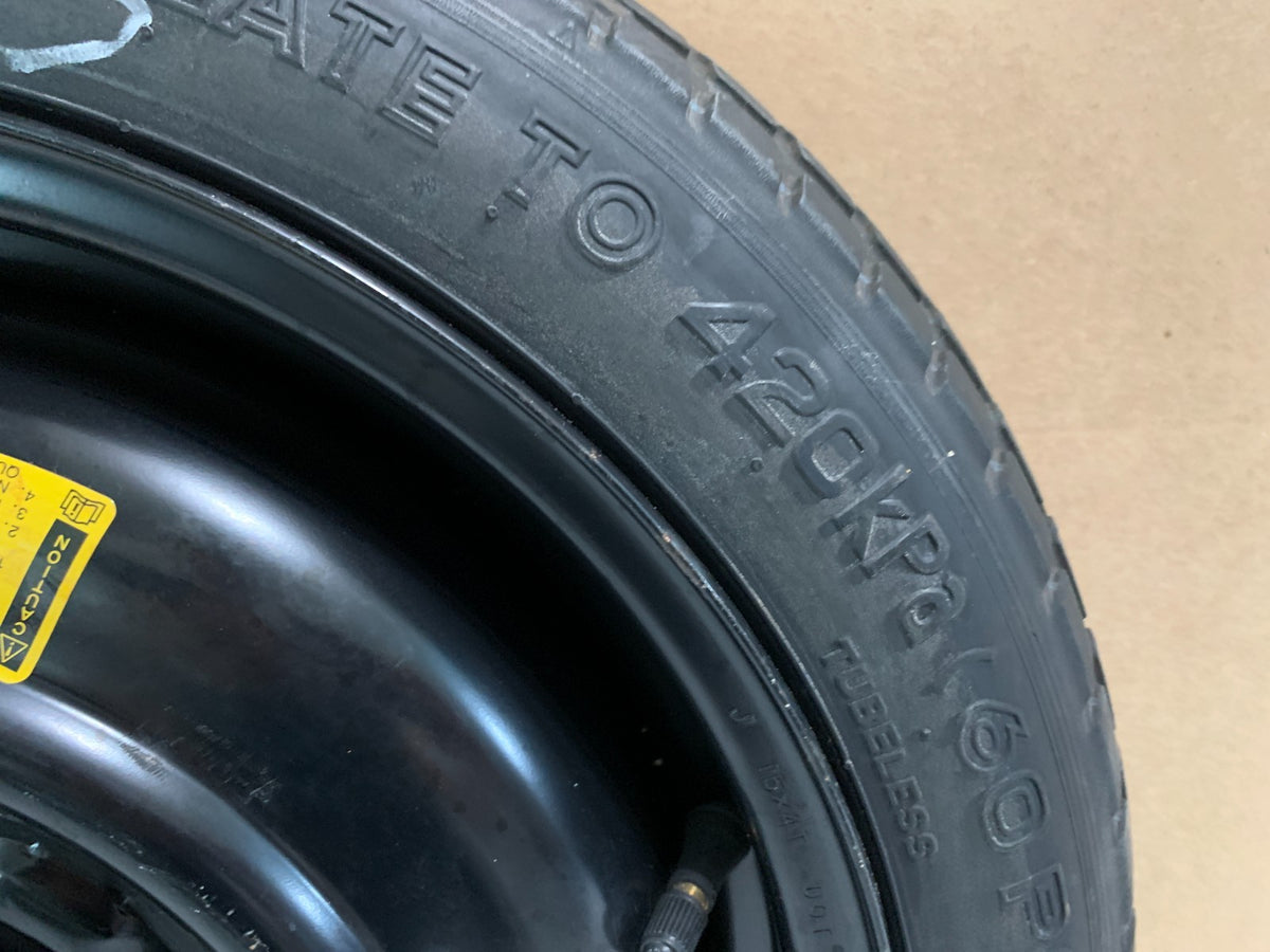 2010-2013 Mazda 3 Mazda3 15" Spare Tire Compact Donut T115/70D15 OEM Emergency