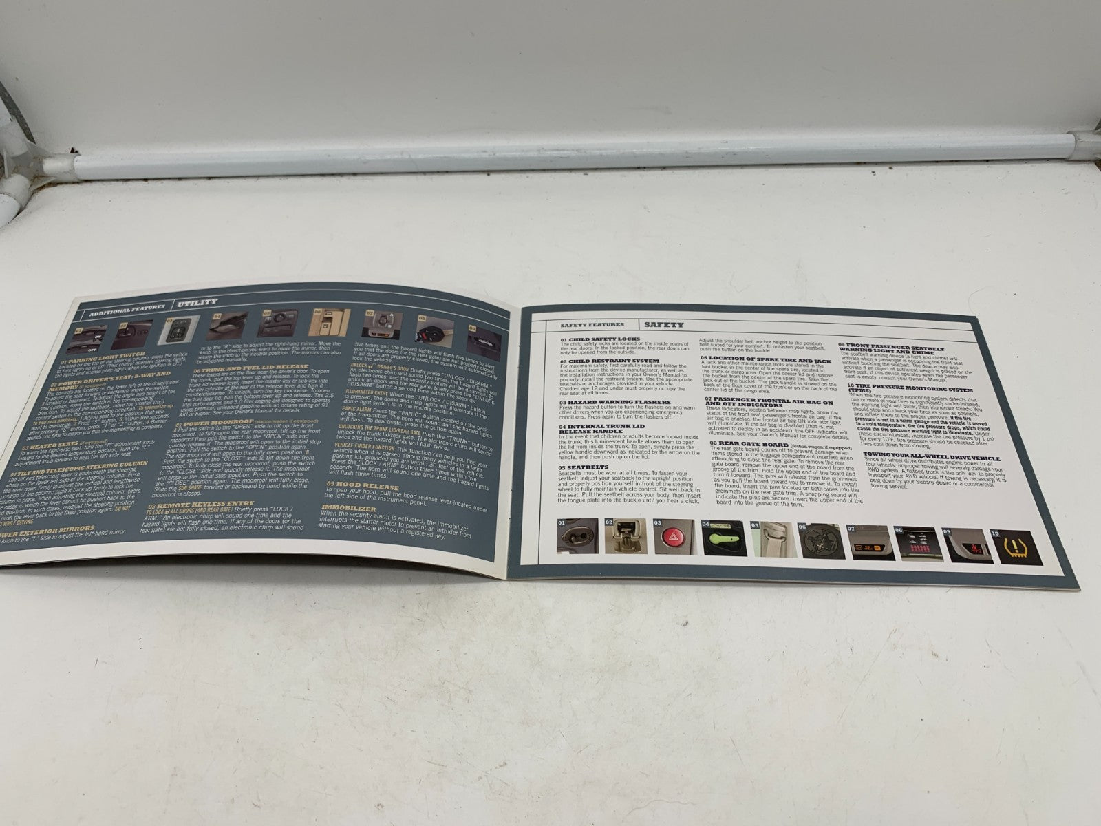 2009 Subaru Legacy Owners Manual Set OEM