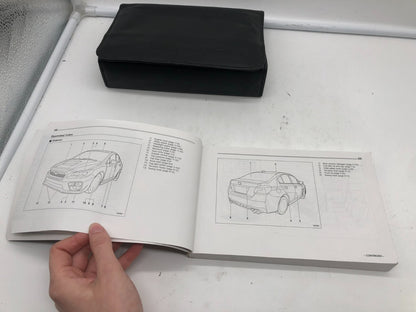 2015 Subaru WRX Owners Manual with Case OEM D01B20027