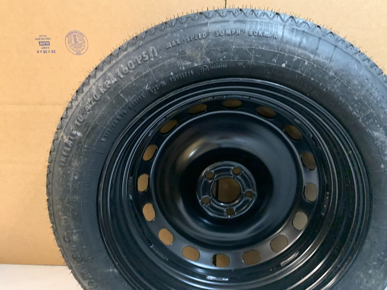 2017-2025 Jaguar F-Pace 19" Spare Tire Compact Donut T175/80R19