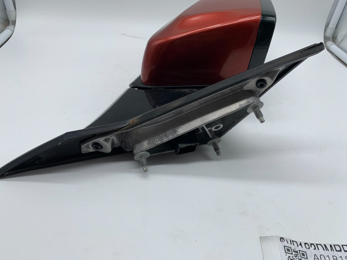 2015-2019 Cadillac CTS Passenger Side View Power Door Mirror Red OEM A01B18004