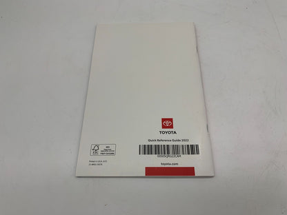 2022 Toyota Camry Owners Manual Set OEM R01B50019