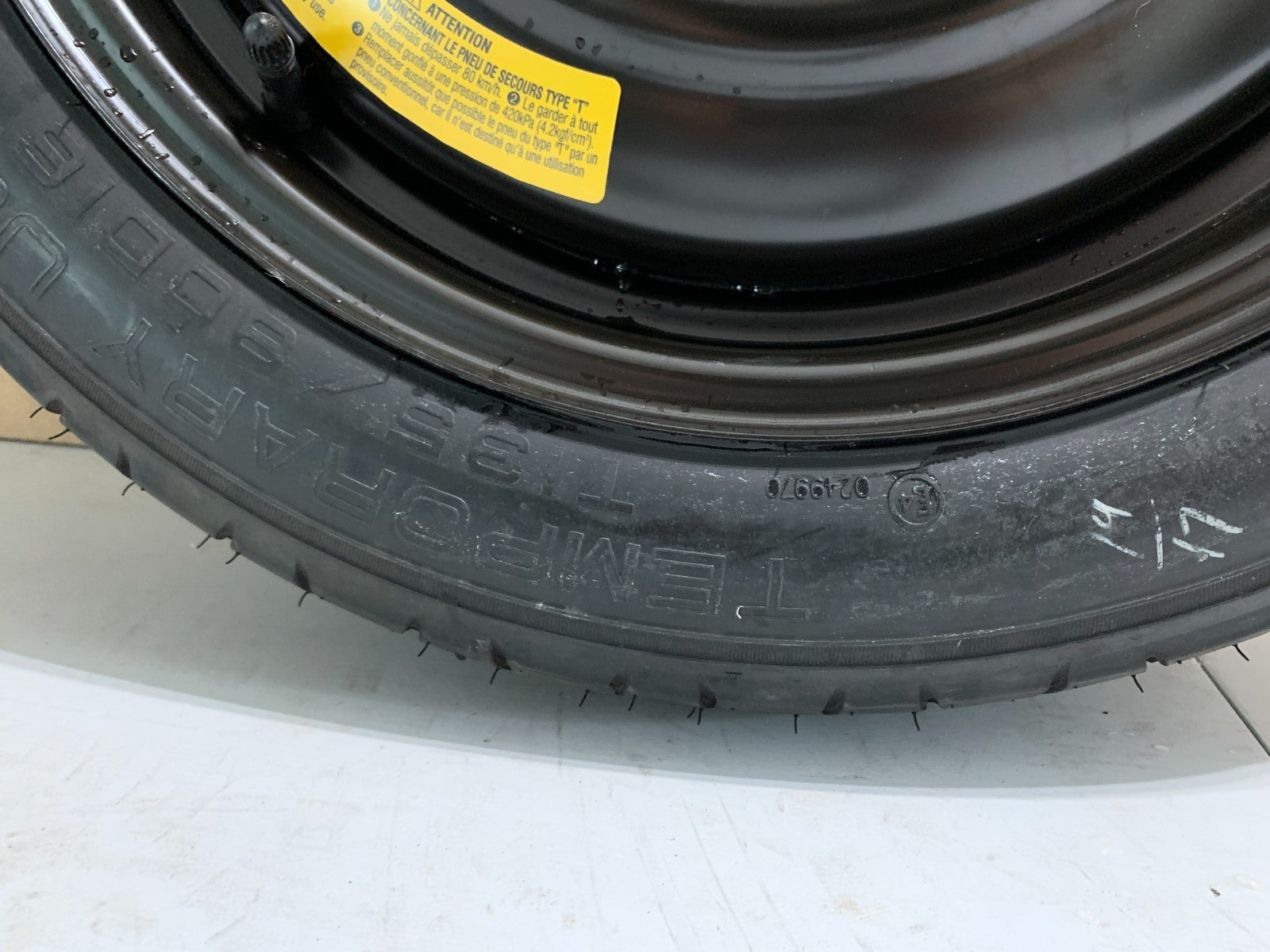 2017-2023 Subaru Impreza 16" Spare Tire Wheel Compact Donut T135/80D16