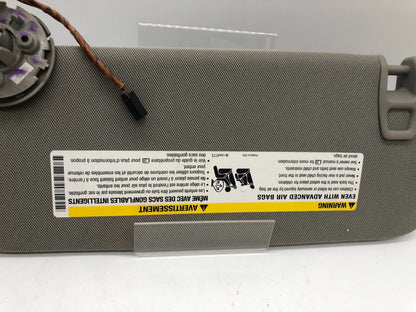 2013 Cadillac ATS Passenger Sun Visor Gray Illuminated OEM B04B50052