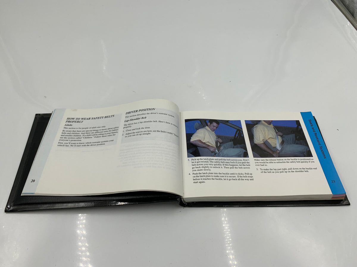 2001 Saturn S Series Owners Manual OEM D01B13007