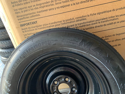 2010-2020 Nissan Rogue 16" Spare Tire Wheel Compact Donut T155/90D16 Maxxis