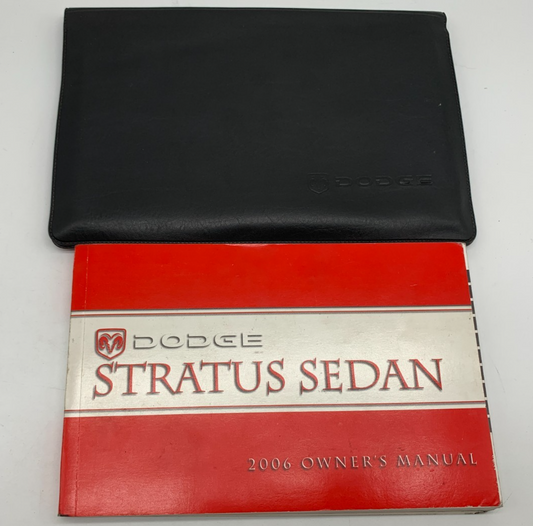 2006 Dodge Stratus Sedan Owners Manual with Case OEM B03B16100