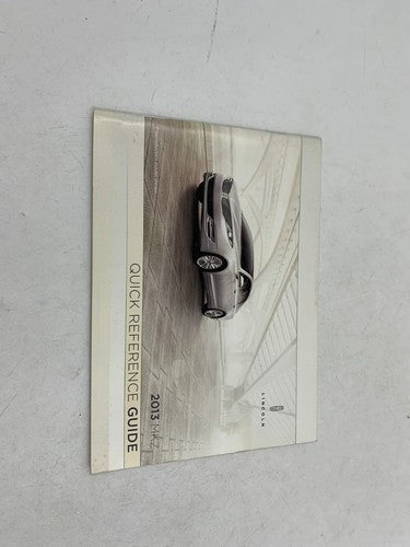 2013 Lincoln MKZ Owners Manual Set with Case OEM R01B09007