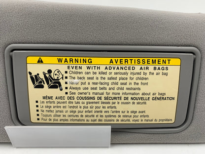2005-2006 Lexus ES330 Passenger Sun Visor Gray Illumination B03B47065
