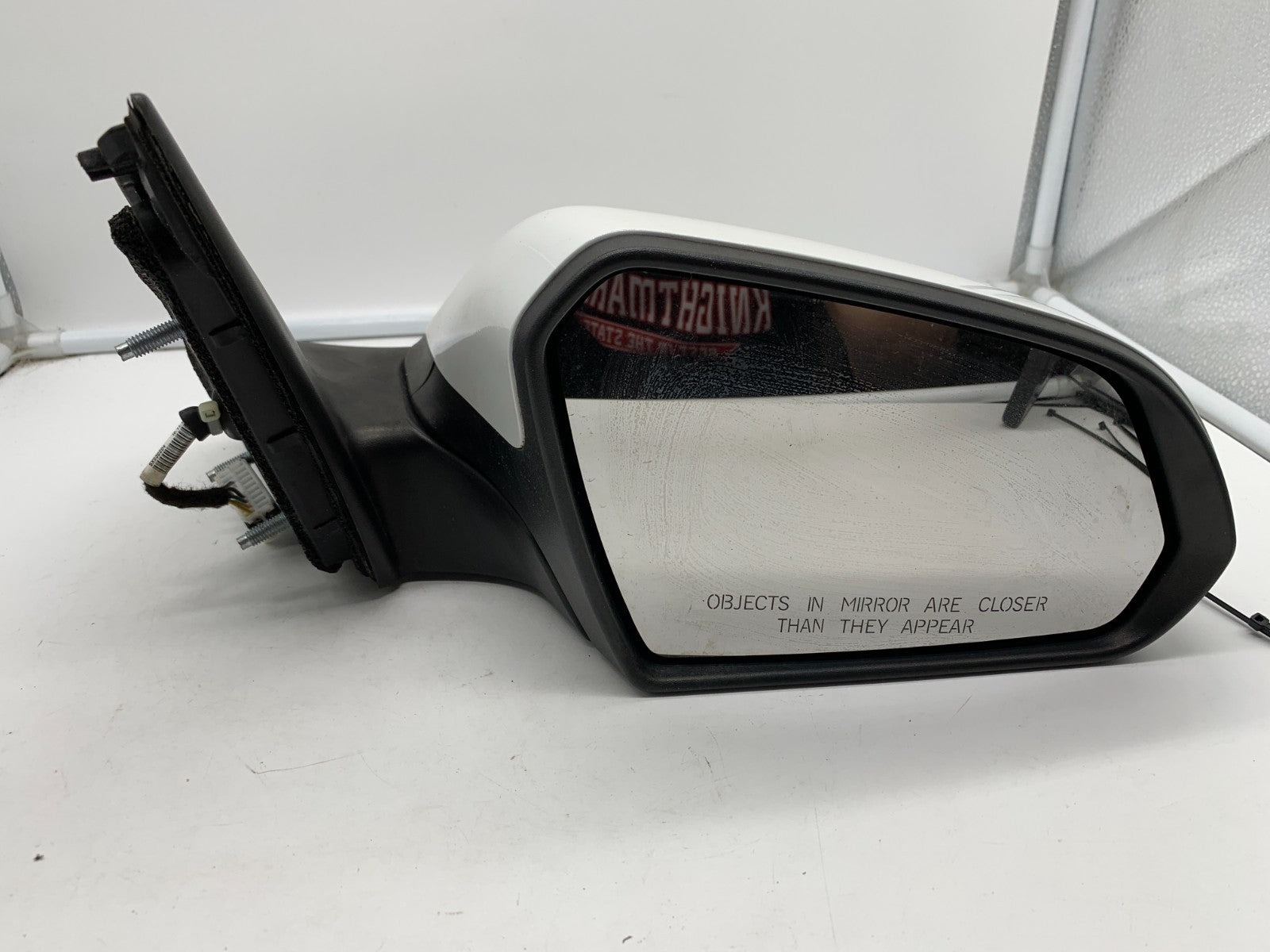 2015-2017 Hyundai Sonata Passenger Side View Power Door Mirror White OEM