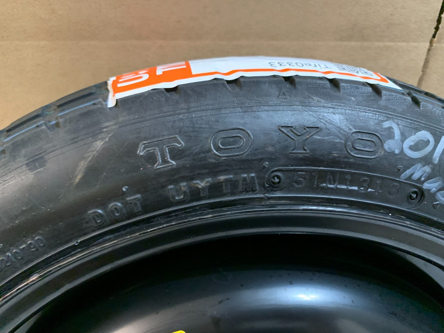 2010-2013 Mazda 3 Mazda3 15" Spare Tire Compact Donut T115/70D15 OEM T333